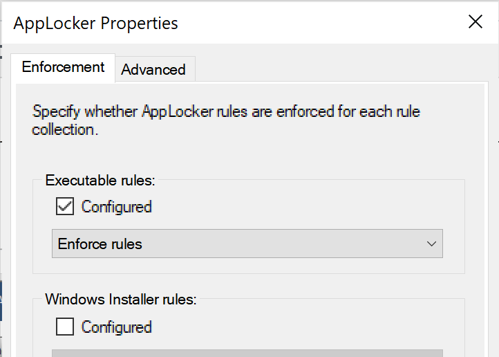 Executable rules