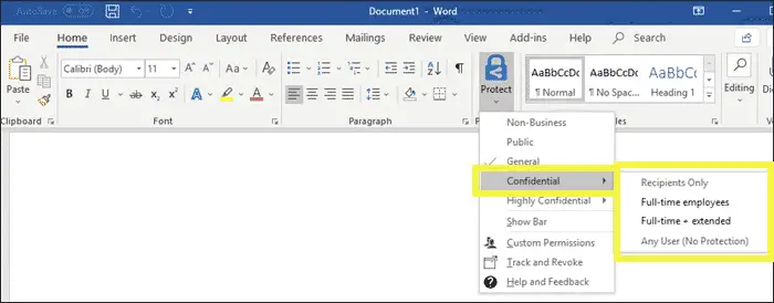 Sensitivity labels in Office 365