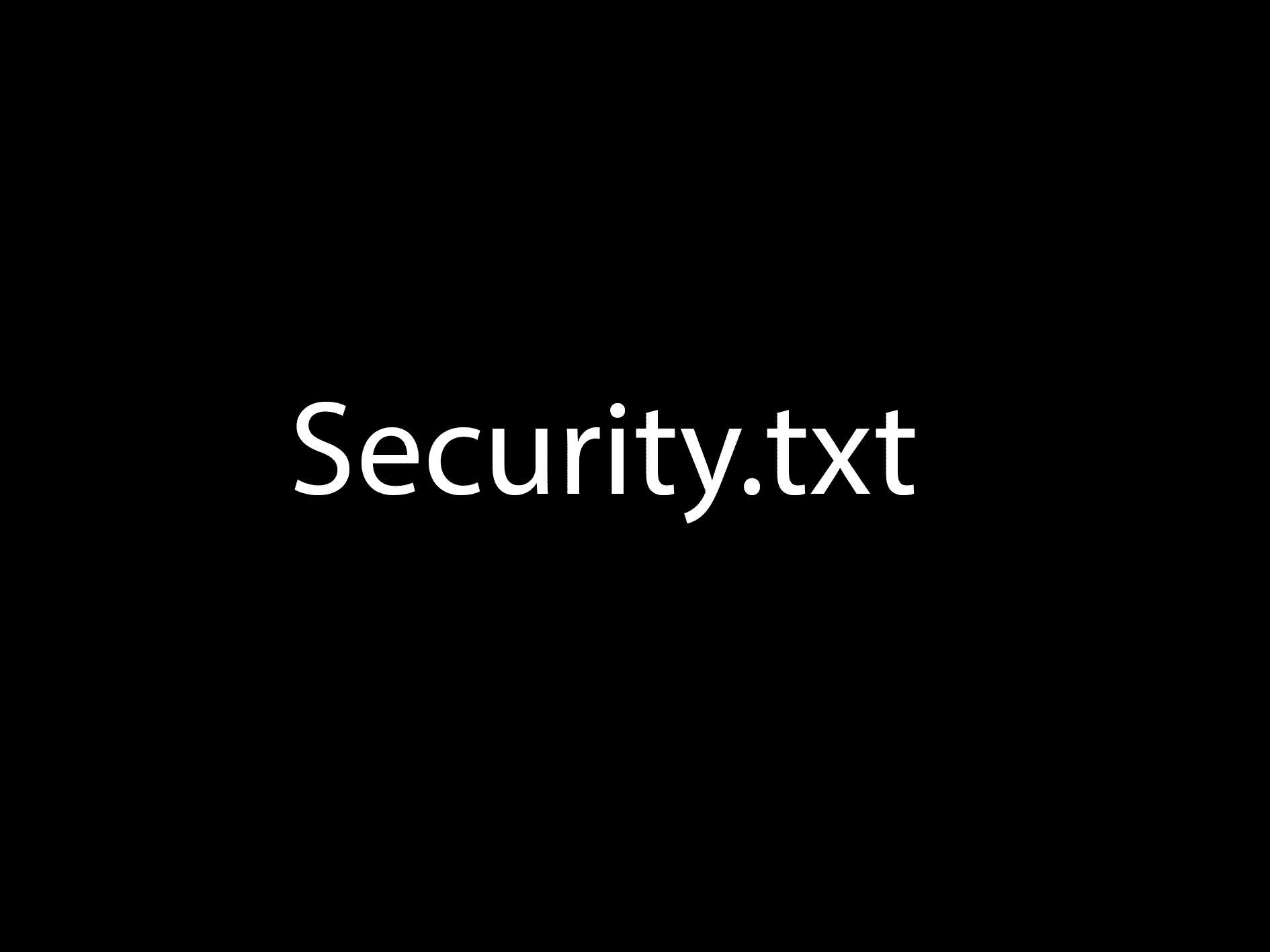 Security.txt