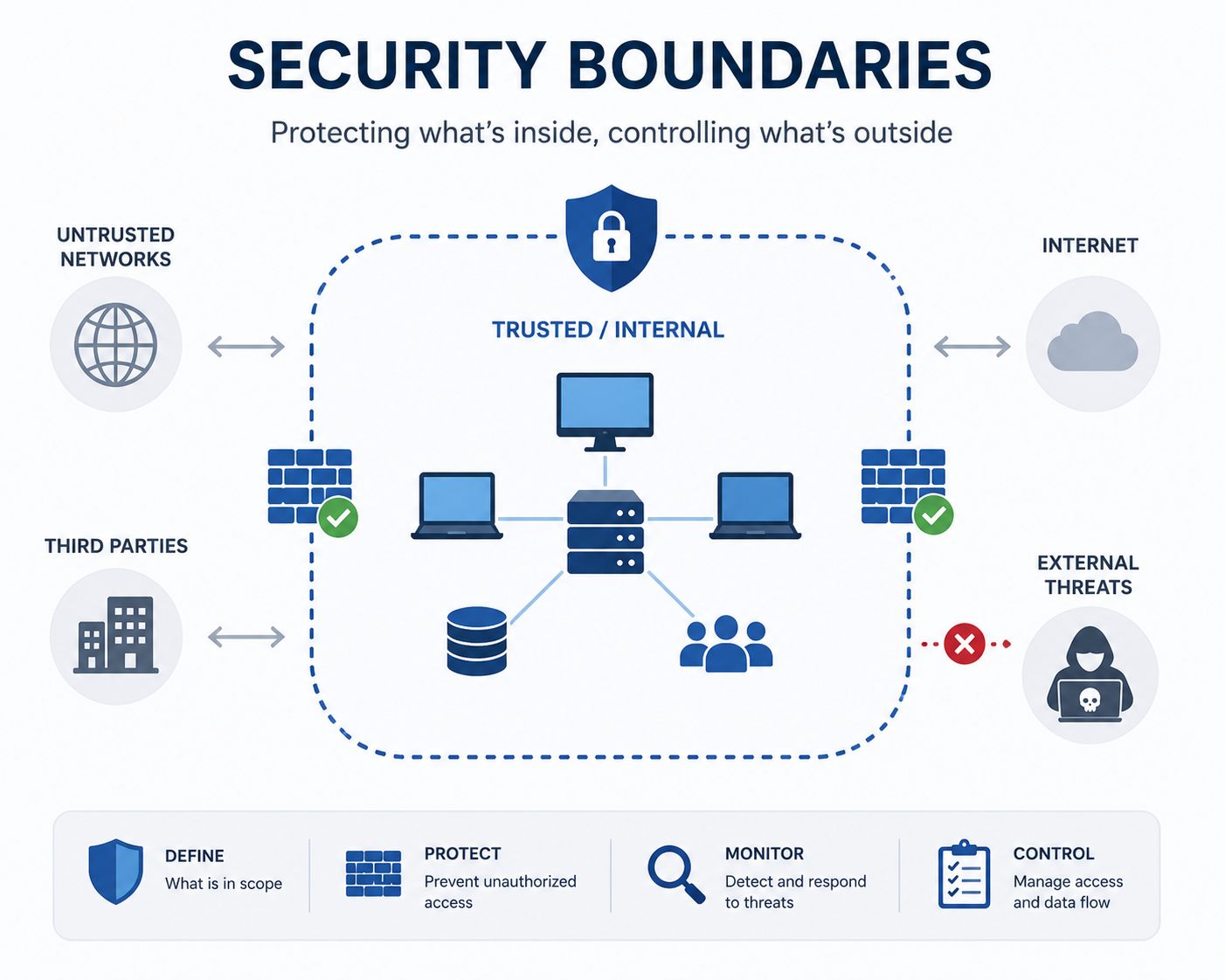 Implementing Security Boundaries within the business