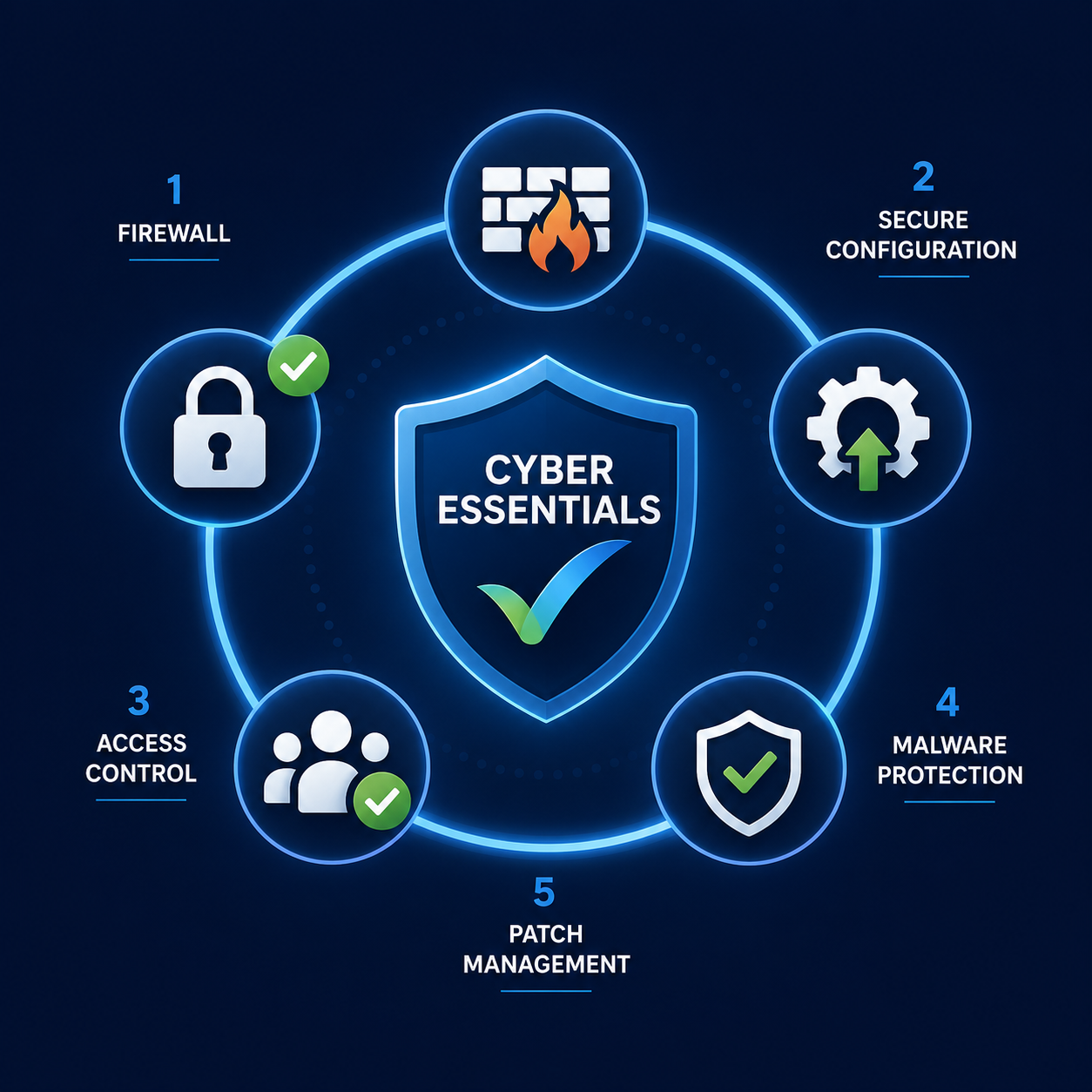 Cyber Essentials: The five technical controls