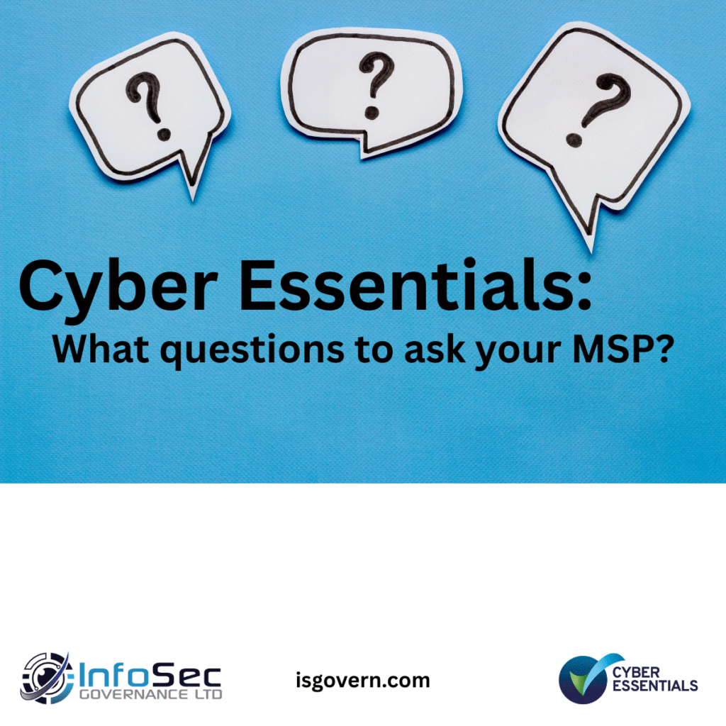 Cyber Essentials: What questions to ask your MSP