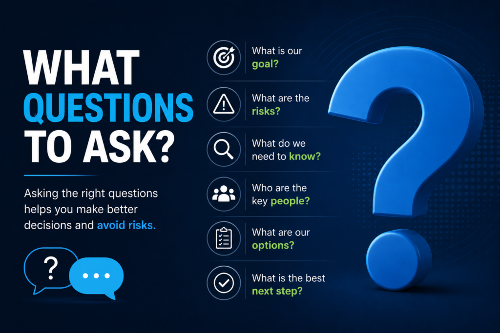 isg what questions to ask